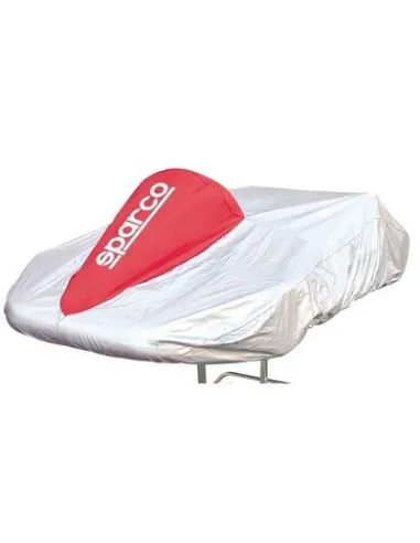 CUBRE KART SPARCO TELA ROJO