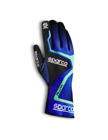 GUANTES RUSH 2020 TALLA 07 AZUL/VERDE