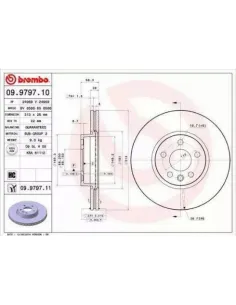 09.9797.11 Disco de freno Brembo