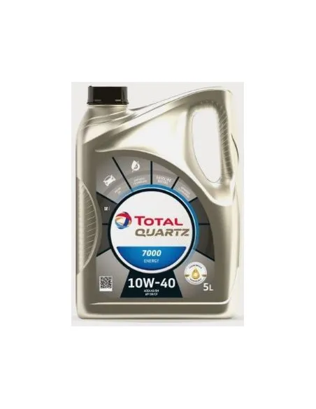 Aceite de motor TotalEnergies 217265 Quartz 7000 Energy SAE 10W-40 5 Litros