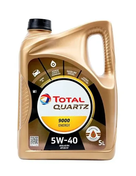 Aceite de motor TotalEnergies Quartz 9000 Energy SAE 5W-40 5 Litros