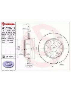 09.A405.11 Disco de freno Brembo