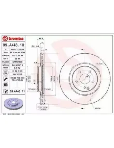 09.A448.11 Disco de freno Brembo