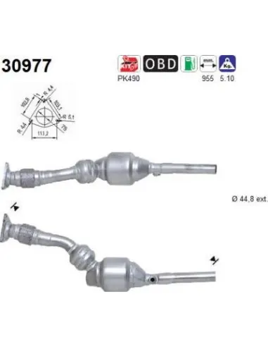 Termostato Refrigerante Clio Metalcaucho 30977