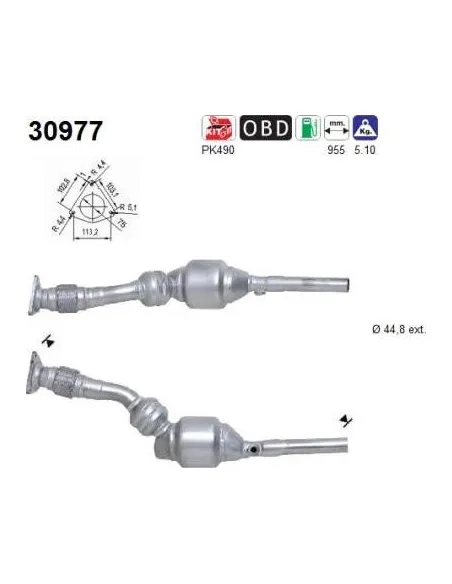 Termostato Refrigerante Clio Metalcaucho 30977