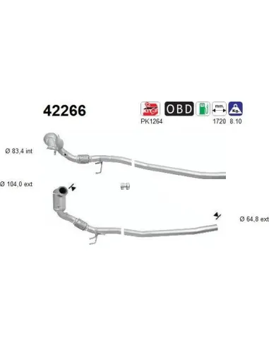 Kit Capuchon+Tope Amortiguadorct Metalcaucho 42266