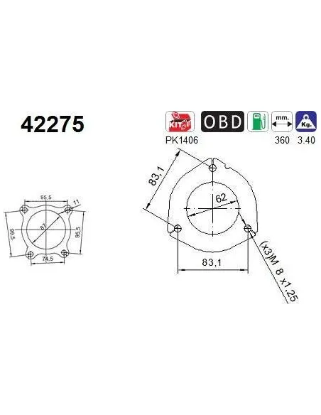 Kit Capuchon+Tope Amortigu
