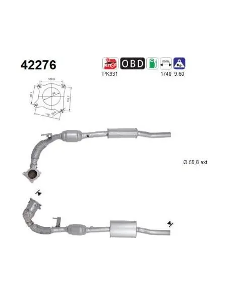 Kit Capuchon+Tope Amortigu