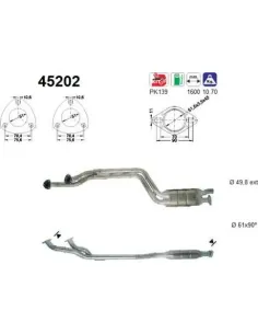 Módulo colector de admisión Audi / SEAT 45202