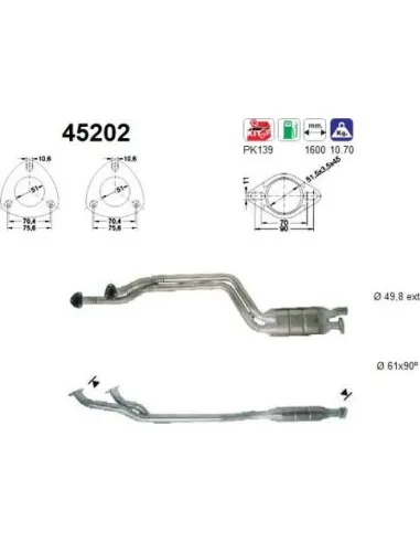 Módulo colector de admisión Audi / SEAT 45202