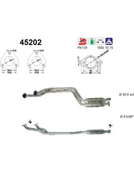 Módulo colector de admisión Audi / SEAT 45202