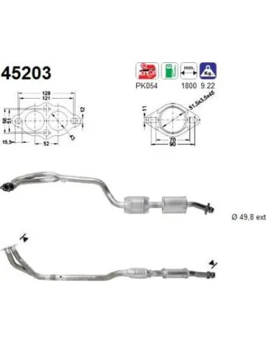 Módulo colector de admisión Audi / SEAT 45203