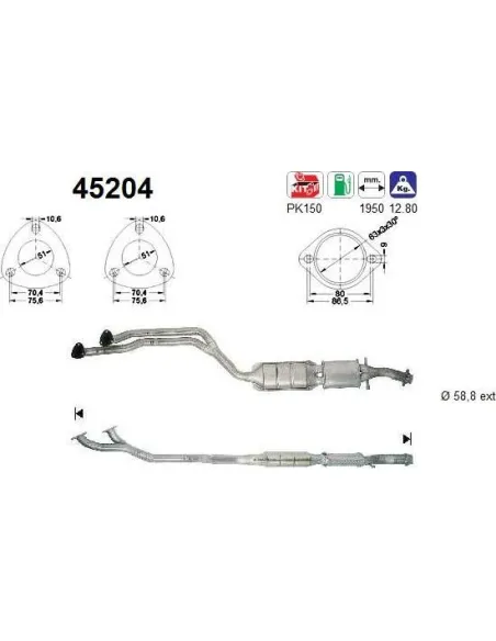 Colector De Admisión Vw Golf Metalcaucho 45204