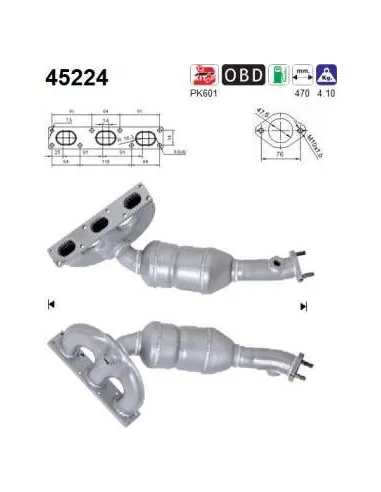 Colector De Admisión Mazda 6 Metalcaucho 45224