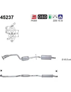Colector De Admisión Ford Mondeo Metalcaucho 45237