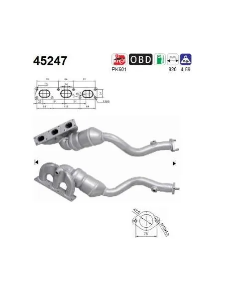 Módulo colector de admisión Alfa Romeo / Fiat 45247