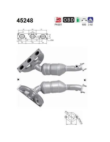Colector De Admisión Audi A6 Metalcaucho 45248