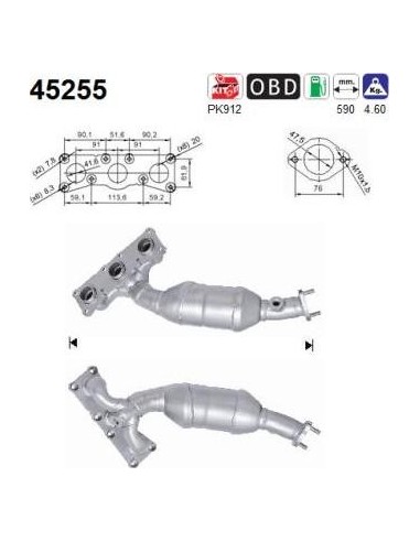 Colector De Admisión Beetle Metalcaucho 45255