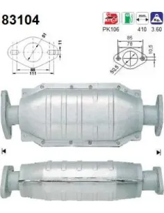 Cable de freno de estacionamiento Renault 83104 Derecho