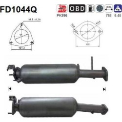 Filtro hollín partí­culas sistema escape