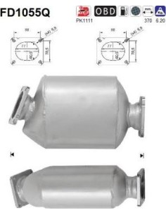 Filtro de partículas diésel AS FD1055Q para BMW | Recambios Colmenar