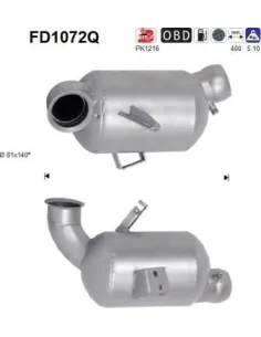 Filtro hollín partí­culas sistema escape