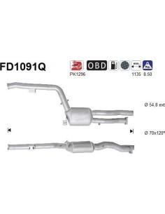 Filtro de partículas diésel AS FD1091Q para MERCEDES