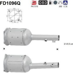 Filtro de partículas diésel AS FD1096Q para RENAULT