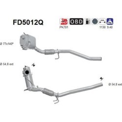 Filtro de partículas diésel AS FD5012Q para VOLKSWAGEN