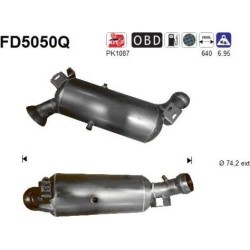 Filtro hollín partí­culas sistema escape