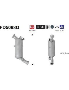 Filtro de partículas diésel AS FD5068Q para MERCEDES
