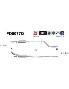 Filtro hollín partí­culas sistema escape