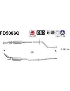 Filtro hollín partí­culas sistema escape