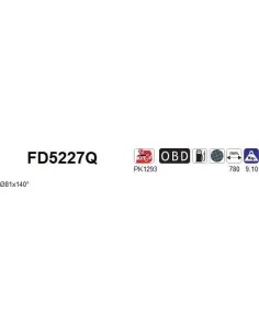 Filtro de partículas diésel AS FD5227Q para MERCEDES