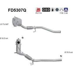 Filtro de partículas diésel AS FD5307Q para VOLKSWAGEN