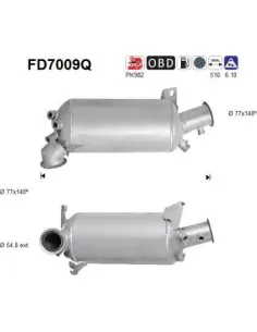 Filtro de partículas diésel AS FD7009Q para VOLKSWAGEN