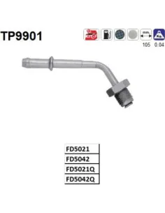 Conducto a presión sensor presión (filtro partí­culas)