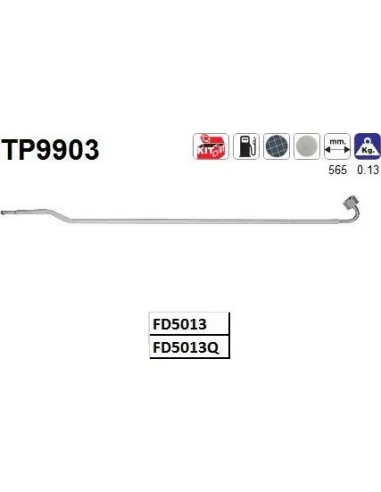 Conducto a presión sensor presión (filtro partí­culas)