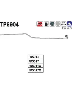 Conducto a presión sensor presión (filtro partí­culas)