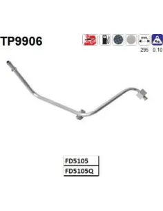 Conducto a presión sensor presión (filtro partí­culas)