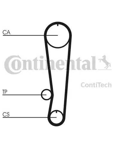 Correa de distribución CONTINENTAL CT808