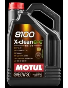 ACEITE MOTUL 8100 XCLEAN EFE 5W30 5L