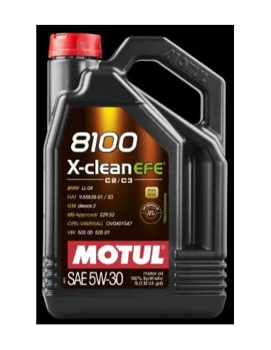 ACEITE MOTUL 8100 XCLEAN EFE 5W30 5L