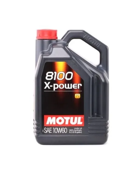 Aceite de motor Motul 106144 8100 X-Power SAE 10W-60 5 Litros