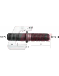 PERNO RUEDA DOBLE BPW