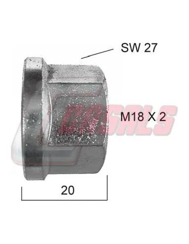 TUERCA M18X2 SW27