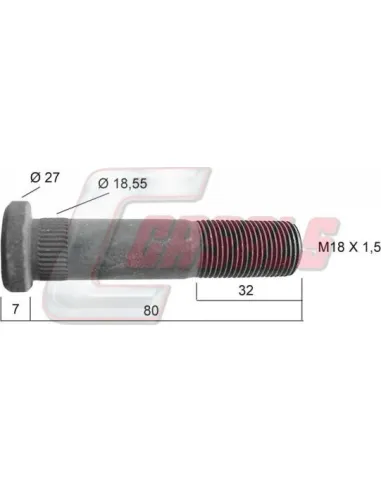 Tornillería de rueda para IVECO CASALS 21202