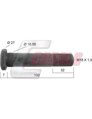 Tornillería de rueda para IVECO CASALS 21206