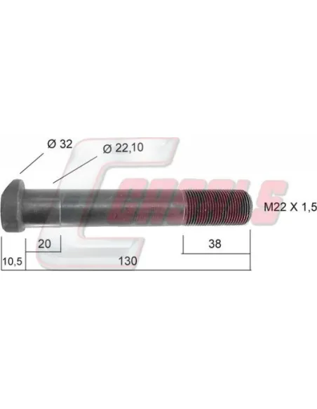 Tornillería de rueda para MAN CASALS 21232