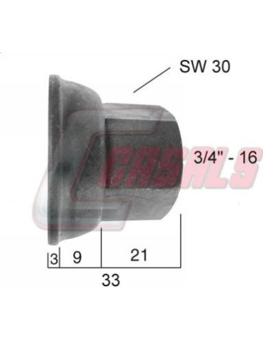 TUERCA 3-4-16 SAE SW30